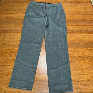 Banana Republic Ryan Pant, Gray with polka dots.
